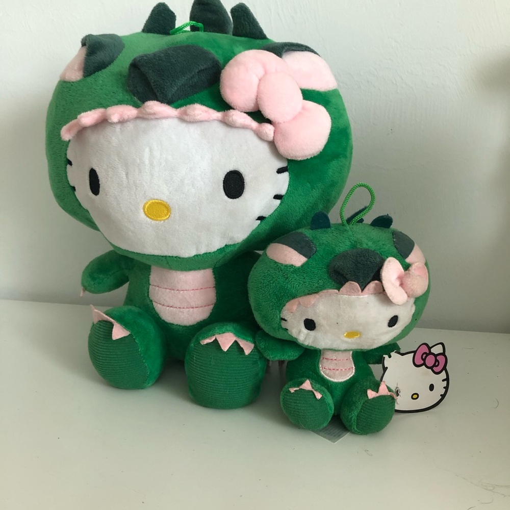 Hello Kitty Bundle of Stuffed Animals As Dragons